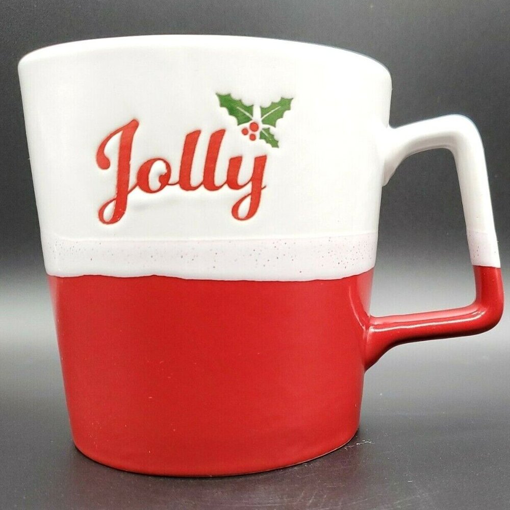 10 Strawberry Street Christmas Mug "Jolly" - Picture 2 of 11